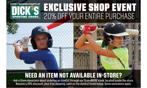 DICK'S SPORTING GOODS COUPON